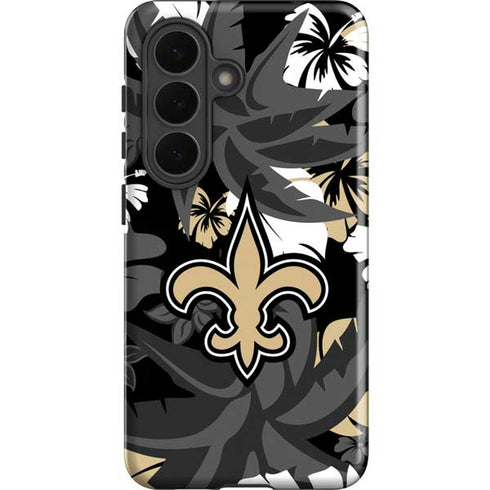 NFL New Orleans Saints Tropical Print Galaxy S26 Plus Impact Case