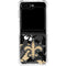 NFL New Orleans Saints Tropical Print Galaxy Z Flip6 Clear Case