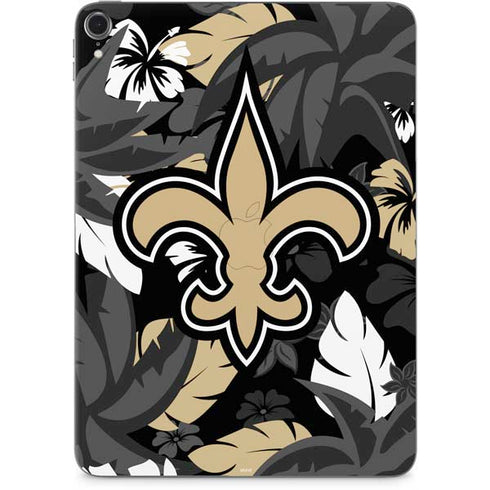 NFL New Orleans Saints Tropical Print Apple iPad Pro Skin