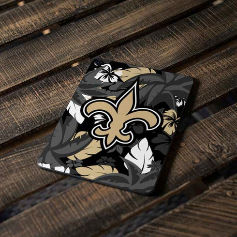 NFL New Orleans Saints Tropical Print Apple iPad Pro Skin