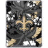 NFL New Orleans Saints Tropical Print iPad Pro 12.9in (2020) Clear Case