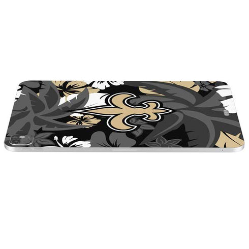 NFL New Orleans Saints Tropical Print iPad Pro 13in M4 (2024) Skin