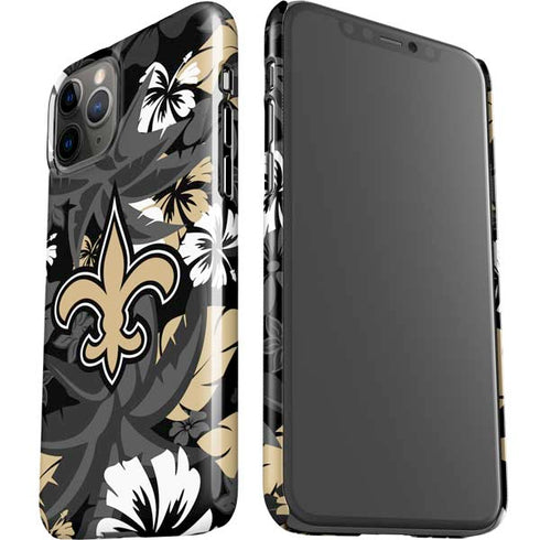 NFL New Orleans Saints Tropical Print iPhone 11 Pro Lite Case