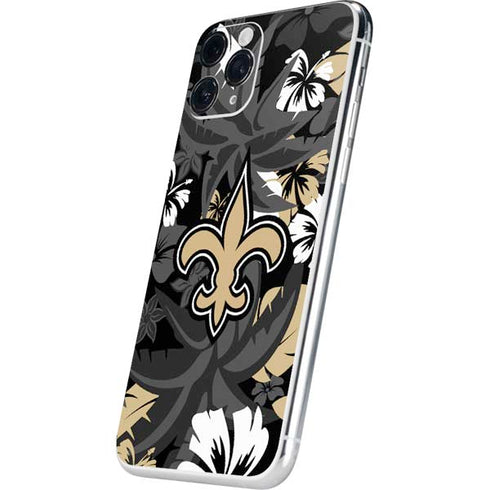 NFL New Orleans Saints Tropical Print iPhone 11 Pro Skin