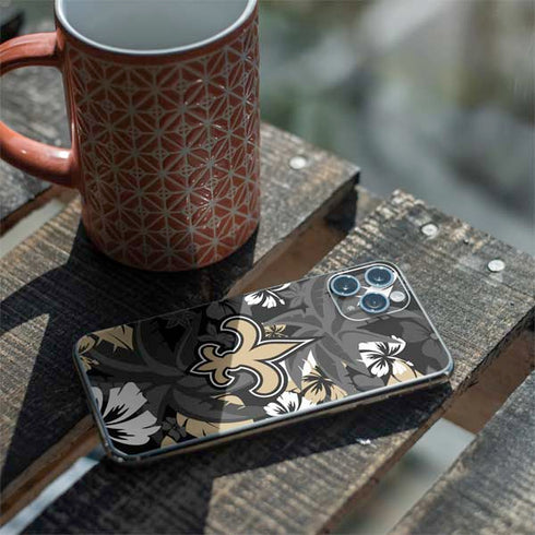 NFL New Orleans Saints Tropical Print iPhone 11 Pro Skin