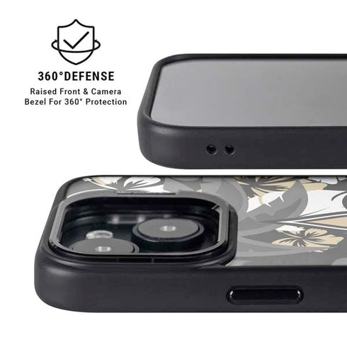 NFL New Orleans Saints Tropical Print iPhone 14 Kickstand Case