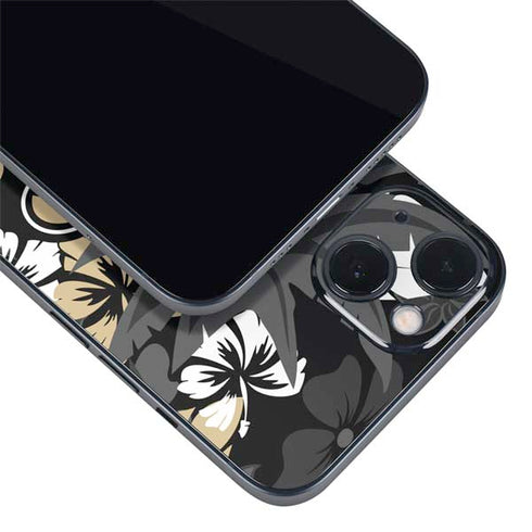 NFL New Orleans Saints Tropical Print iPhone Skins