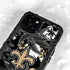 NFL New Orleans Saints Tropical Print iPhone 15 Plus Waterproof Case
