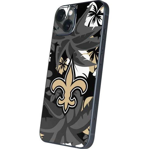 NFL New Orleans Saints Tropical Print iPhone 15 Skin
