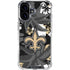 NFL New Orleans Saints Tropical Print iPhone 16 Clear Case