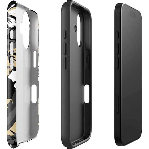 NFL New Orleans Saints Tropical Print iPhone 16 Impact Case