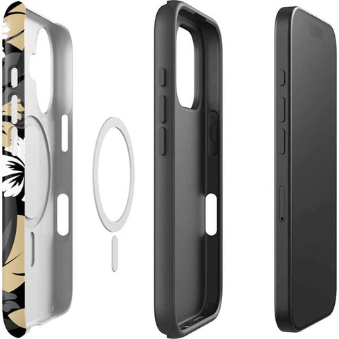 NFL New Orleans Saints Tropical Print iPhone 16 Magsafe Impact Case