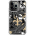 NFL New Orleans Saints Tropical Print iPhone 16 Pro Clear Case