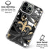 NFL New Orleans Saints Tropical Print iPhone 16 Pro Clear Case