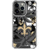 NFL New Orleans Saints Tropical Print iPhone 16 Pro Max Clear Case