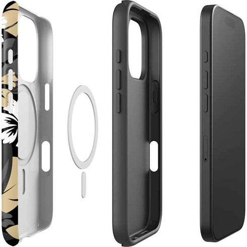 NFL New Orleans Saints Tropical Print iPhone 16 Pro Max Magsafe Impact Case