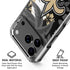 NFL New Orleans Saints Tropical Print iPhone 18 Pro Clear Case
