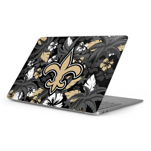 NFL New Orleans Saints Tropical Print Apple MacBook Pro 16-inch Skin