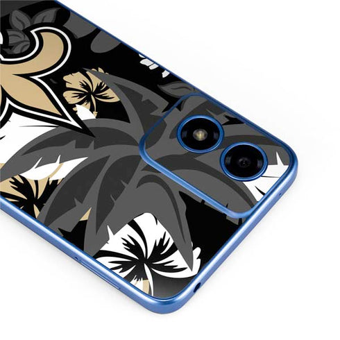 NFL New Orleans Saints Tropical Print Moto G Play 4G (2024) Skin