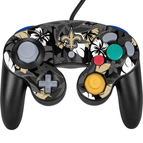 NFL New Orleans Saints Tropical Print Nintendo Skins