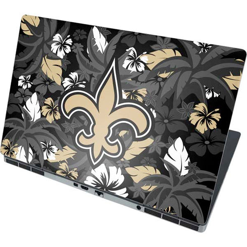NFL New Orleans Saints Tropical Print Dell Precision Skin