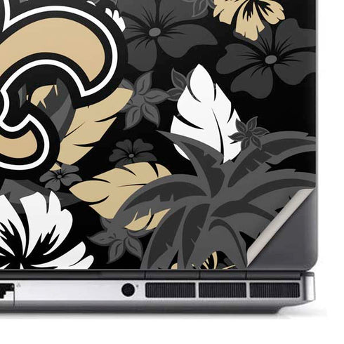 NFL New Orleans Saints Tropical Print Dell Precision Skin