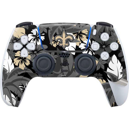 NFL New Orleans Saints Tropical Print PS5 Pro Bundle Skin
