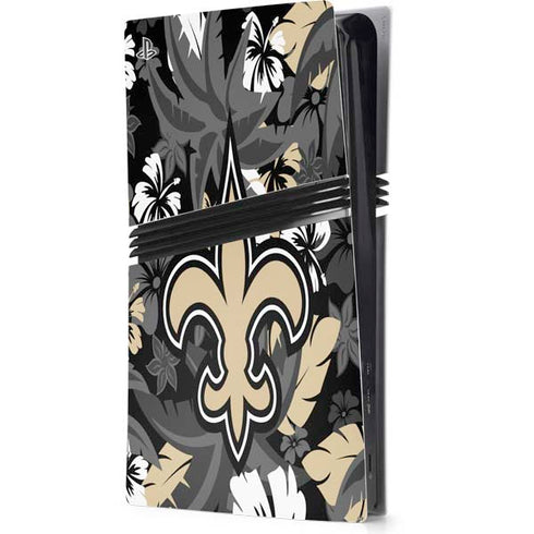 NFL New Orleans Saints Tropical Print PlayStation PS5 Skins