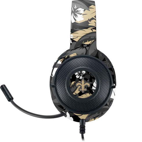 NFL New Orleans Saints Tropical Print Razer Kraken X Skin