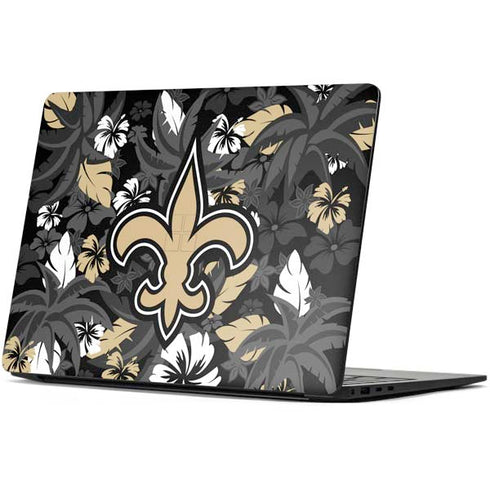 NFL New Orleans Saints Tropical Print Surface Laptop 7 15in Skin