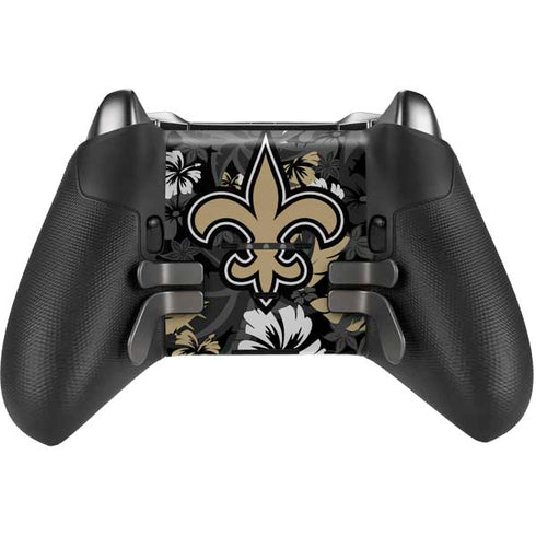 NFL New Orleans Saints Tropical Print Xbox Elite Wireless Controller Series 2 Skin