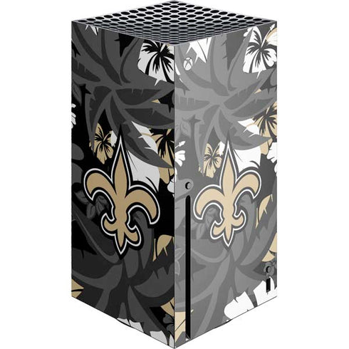 NFL New Orleans Saints Tropical Print Xbox Series X Skins