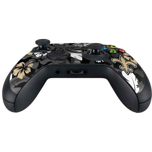 NFL New Orleans Saints Tropical Print Xbox Series X Controller Skin