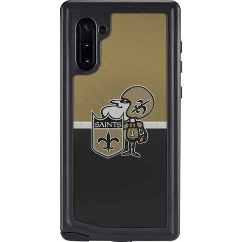 NFL New Orleans Saints Vintage Galaxy Note 10 Waterproof Case