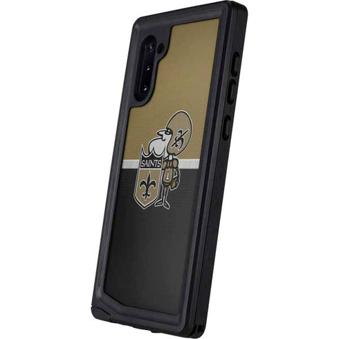 NFL New Orleans Saints Vintage Galaxy Note 10 Waterproof Case