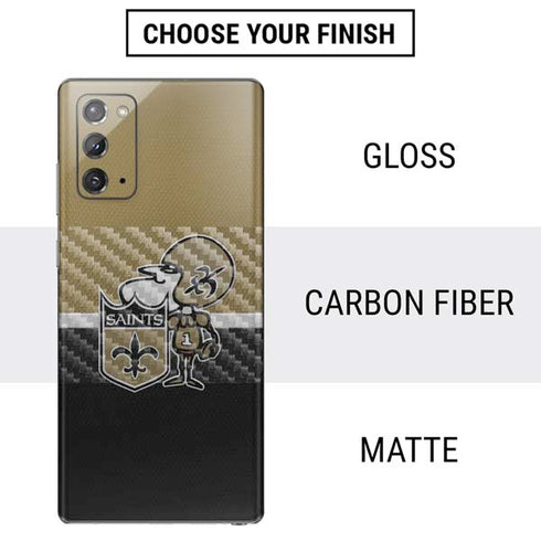 NFL New Orleans Saints Vintage Galaxy Note20 5G Skin