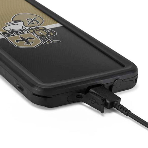 NFL New Orleans Saints Vintage Galaxy S20 Plus Waterproof Case