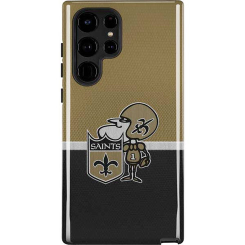 NFL New Orleans Saints Vintage Galaxy S25 Ultra Impact Case
