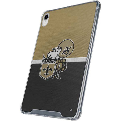 NFL New Orleans Saints Vintage iPad 11th Gen (2025) Clear Case