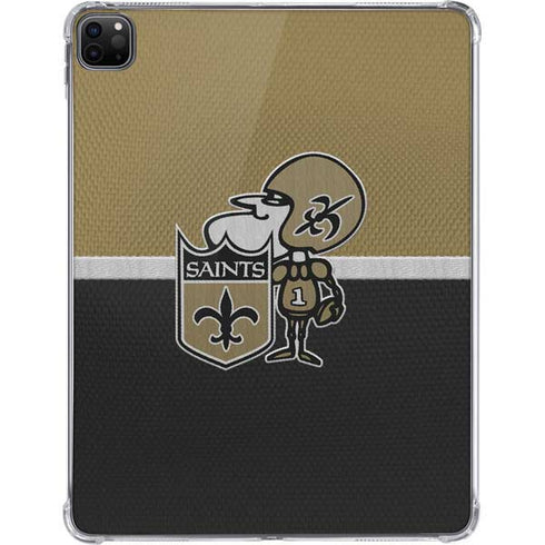 NFL New Orleans Saints Vintage iPad Pro 11in (2024) Clear Case