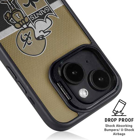 NFL New Orleans Saints Vintage iPhone 13 Kickstand Case
