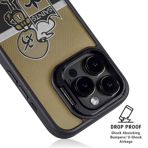 NFL New Orleans Saints Vintage iPhone 13 Pro Max Kickstand Case
