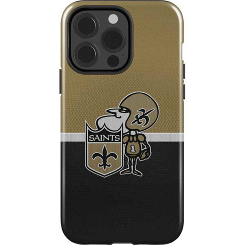 NFL New Orleans Saints Vintage iPhone 15 Pro Impact Case