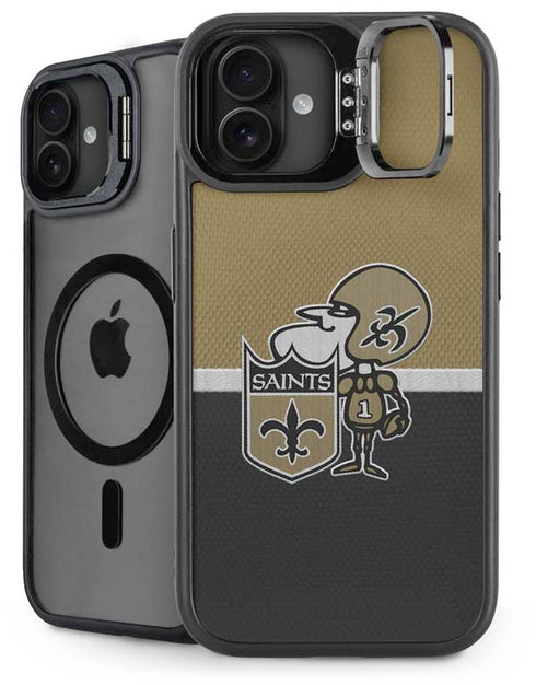 NFL New Orleans Saints Vintage iPhone 16 Kickstand Case