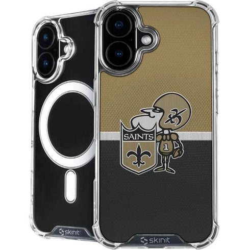 NFL New Orleans Saints Vintage iPhone 16 MagSafe Case
