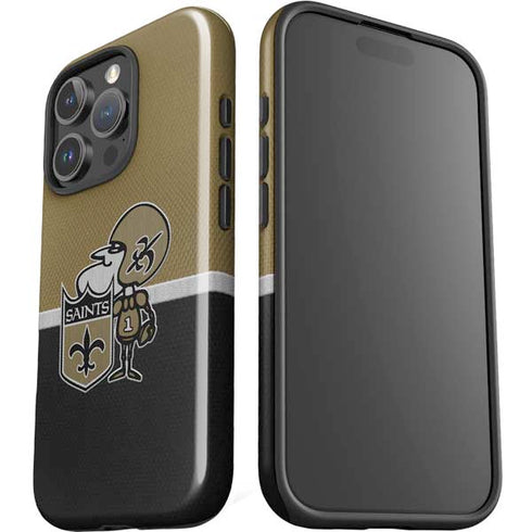 NFL New Orleans Saints Vintage iPhone 16 Pro Max Impact Case