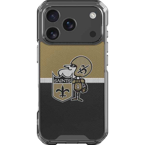 NFL New Orleans Saints Vintage iPhone 18 Pro Clear Case
