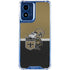 NFL New Orleans Saints Vintage Moto G 5G (2024) Clear Case