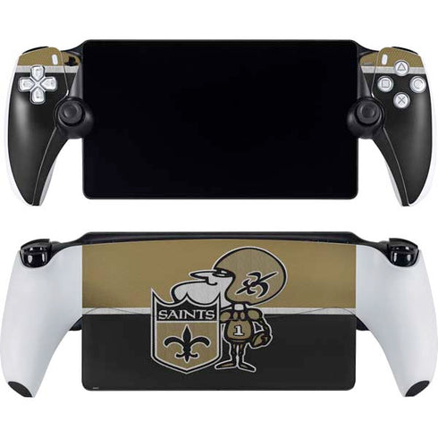 NFL New Orleans Saints Vintage PlayStation Portal Remote Player Skin