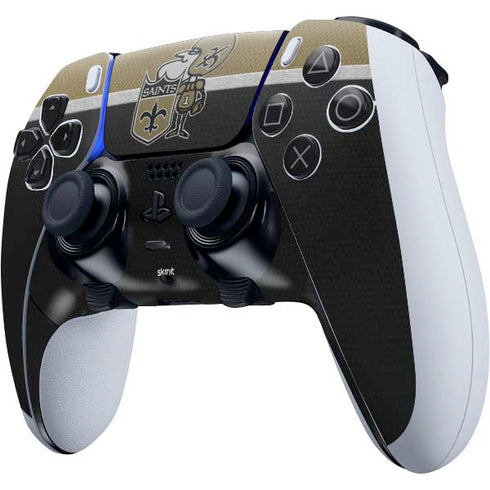 NFL New Orleans Saints Vintage PS5 DualSense Edge Pro Controller Skin